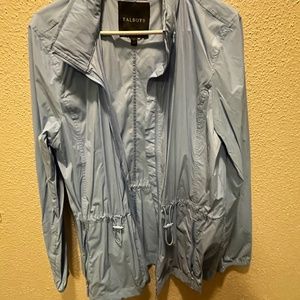 Talbots Light blue lightweight rain/windbreaker -L